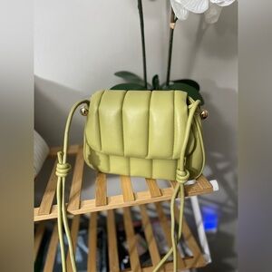 Chinese Laundry Quilted Shoulder Bag in Olive